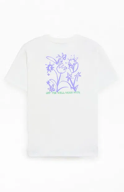 Rhythm Men's Old Growth Livin T-shirt In White In Gold