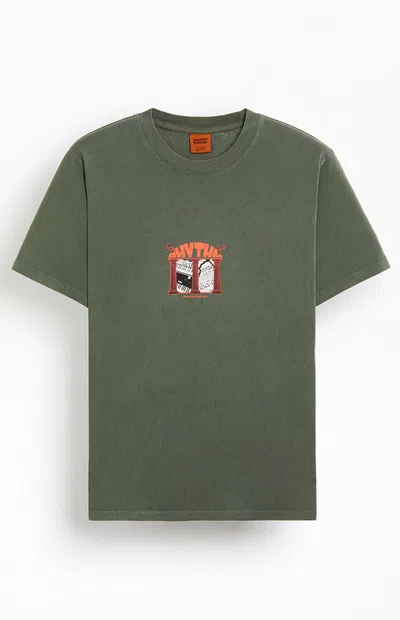 Rhythm Men's Portico Vintage T-shirt In Red In Green