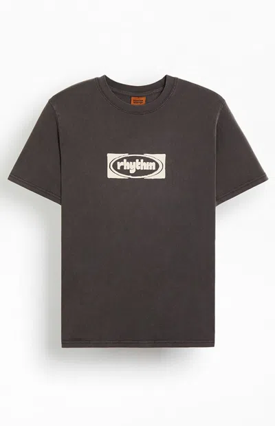 Rhythm Men's Towner Vintage T-shirt In Washed Black