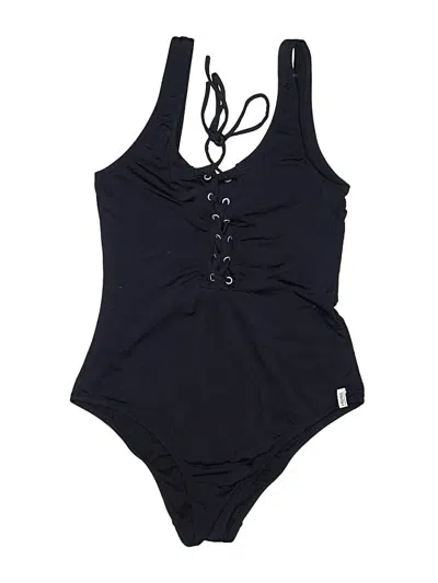 Pre-owned Rhythm One Piece Swimsuit In Black