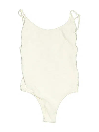Pre-owned Rhythm One Piece Swimsuit In White