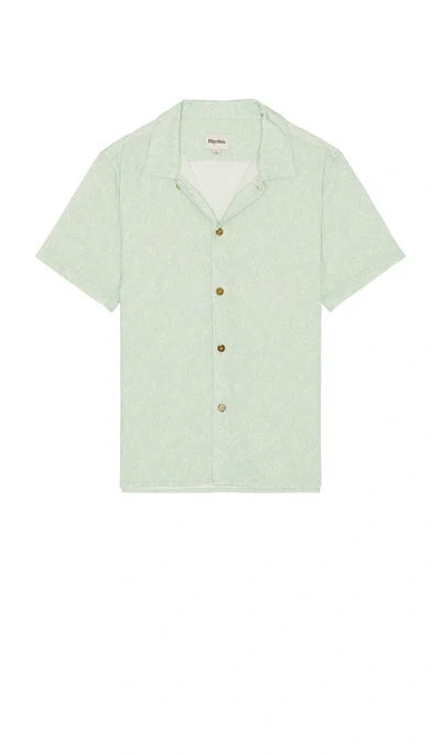 Rhythm Ornate Shirt In Sage