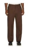 Rhythm Palmer Pant In Brown