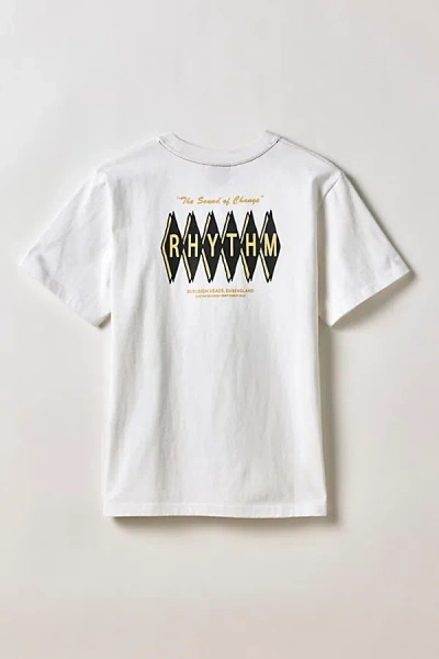 Rhythm Poolroom Vintage Graphic Tee In White, Men's At Urban Outfitters In Multi