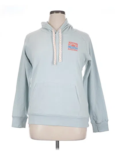 Pre-owned Rhythm Pullover Hoodie In Blue