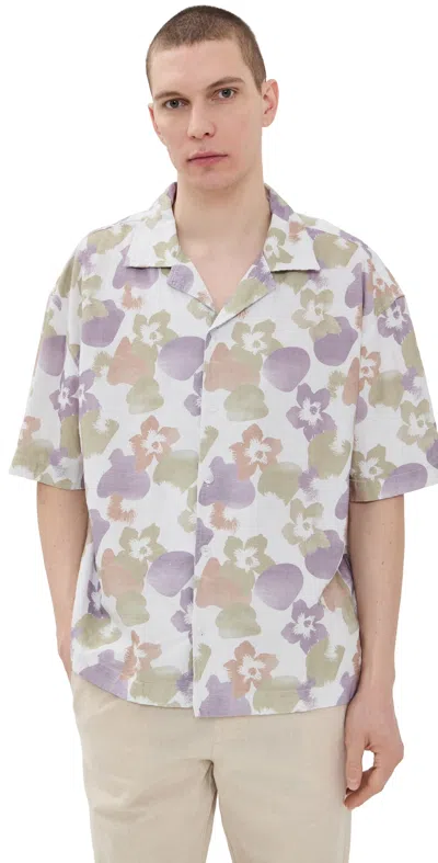Rhythm Relaxed Floral Camo Short Sleeve Shirt Camo