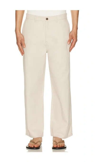 Rhythm Relaxed Herringbone Pant In Multi