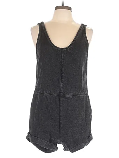Pre-owned Rhythm Romper In Gray