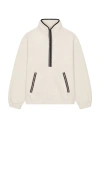 Rhythm Sherpa Pullover In Cream