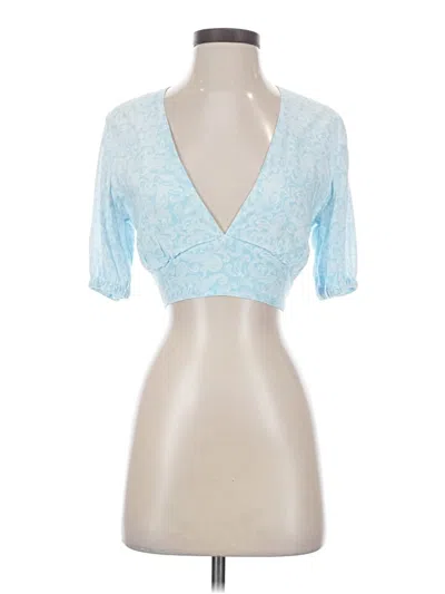 Pre-owned Rhythm Short Sleeve T-shirt In Blue