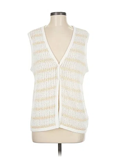 Pre-owned Rhythm Sweater Vest In White