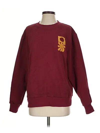 Pre-owned Rhythm Sweatshirt In Burgundy