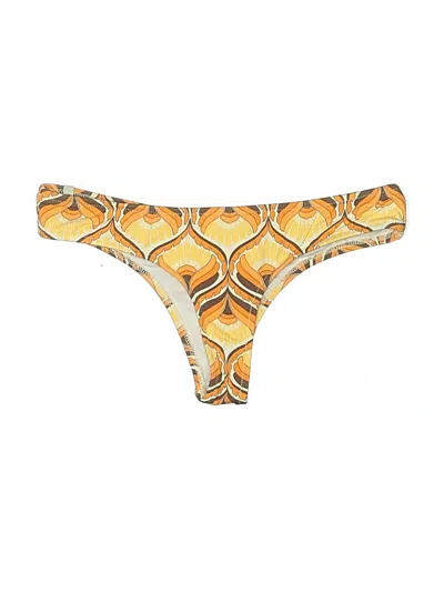 Pre-owned Rhythm Swimsuit Bottoms In Yellow