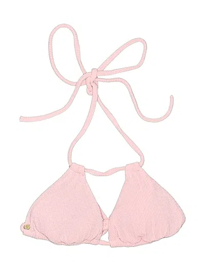 Pre-owned Rhythm Swimsuit Top Pink Swimwear
