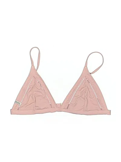 Pre-owned Rhythm Swimsuit Top Pink Swimwear