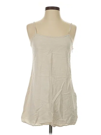 Pre-owned Rhythm Tank Top Tan Strapless Neckline Tops