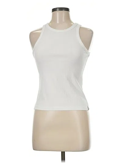 Pre-owned Rhythm Tank Top White Halter Neckline Tops