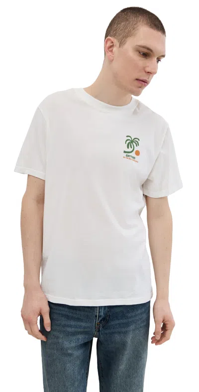 Rhythm Trees Short Sleeve T-shirt Vintage White