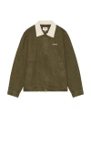 Rhythm Two Tone Jacket In Green