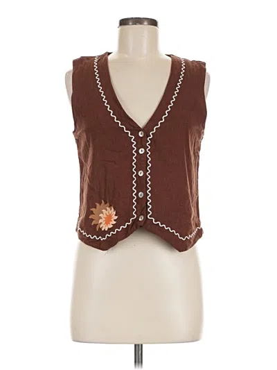 Pre-owned Rhythm Vest In Brown