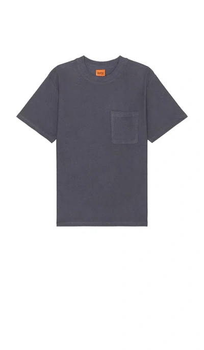 Rhythm Vintage Terry Tee In Blue