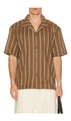 Rhythm West Winds Stripe Shirt In Multi