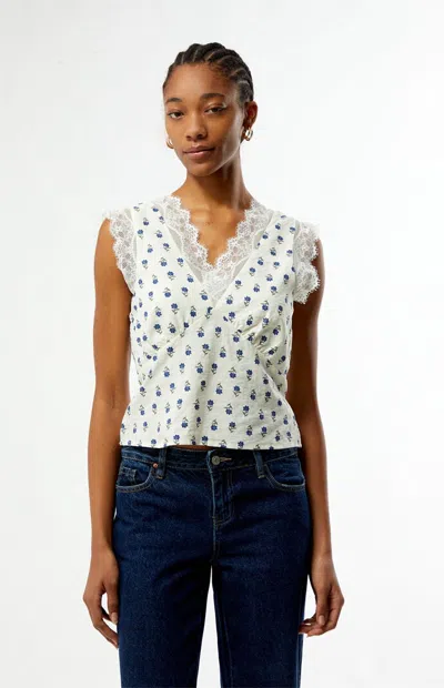 Rhythm Women's Primrose Lace Top In Floral In Multi