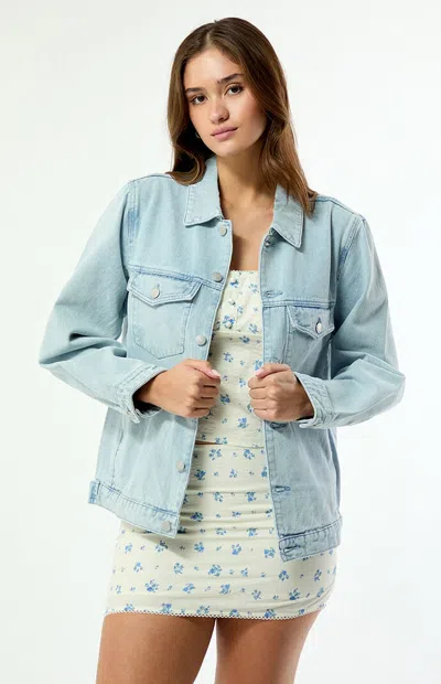 Rhythm Women's Wren Denim Jacket In Blue