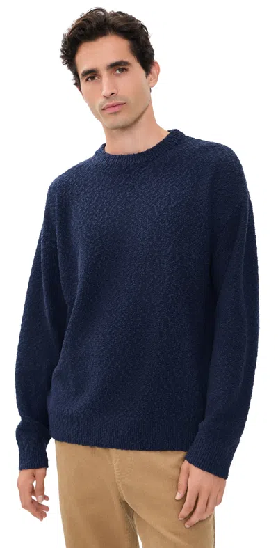 Rhythm Worn Path Knit Sweater Navy