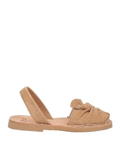 Ria Babies'  Toddler Girl Sandals Camel Size 10c Leather In Beige