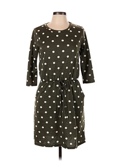 Pre-owned Riah Fashion Casual Dress In Brown