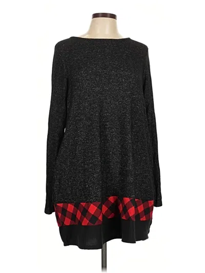 Pre-owned Riah Fashion Casual Dress In Gray
