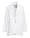 Rialto 48 Woman Blazer White Size 10 Polyester In White