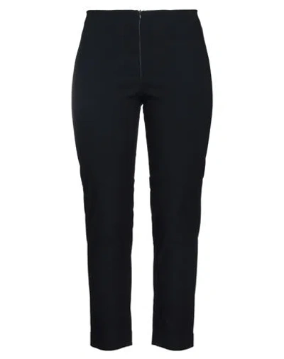 Rialto 48 Woman Pants Navy Size 12 Viscose, Polyamide, Elastane In Navy Blue