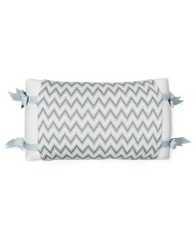 Rian Tricot Crib Apron Pillow In Blue