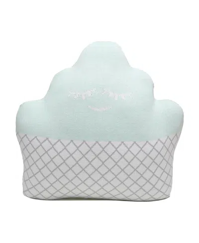 Rian Tricot Cupcake Cushion In Green