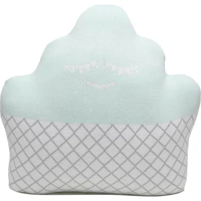 Rian Tricot Cupcake Pillow In Gray