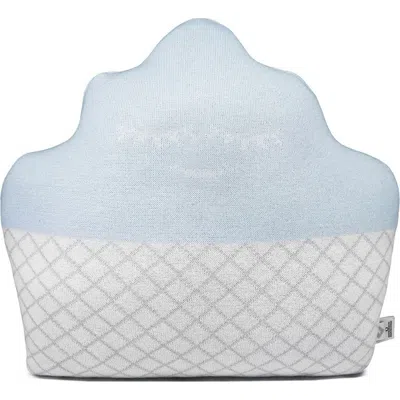 Rian Tricot Cupcake Throw Pillow In Blue