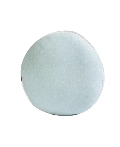 Rian Tricot Drop Cushion In Blue