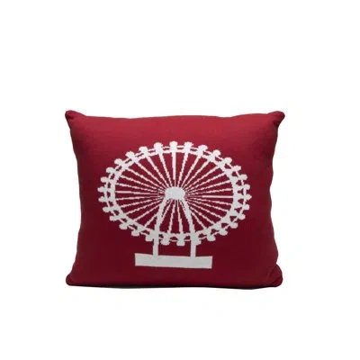 Rian Tricot London Throw Pillow