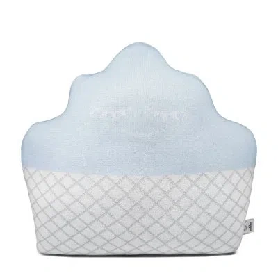 Rian Tricot Throw Pillow In Blue