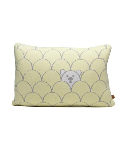 Rian Tricot Wally Cushion In Yellow