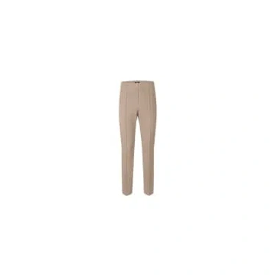 Riani Body Fit Pull-on Trousers Col: 843 Cafe Creme, Size: 10 In Neutral