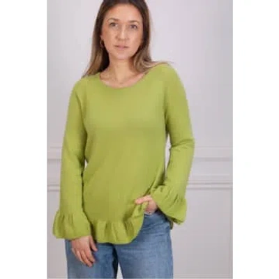Riani Scoop Neck Sweater In Cezanne Green