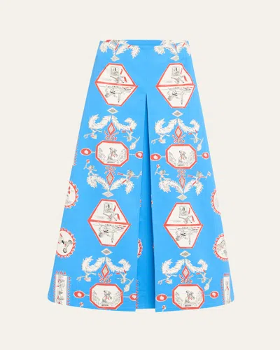 Rianna + Nina Betty Tependris Skirt In Olympic Blue