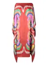 Rianna + Nina Psaraki Paradisos Coral Kaftan In Blue