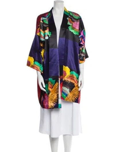 Pre-owned Rianna + Nina Printed W/ Tags In Blue