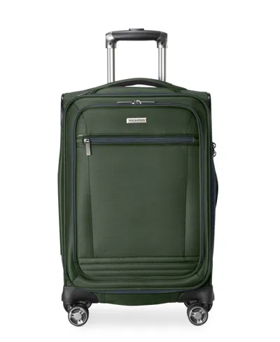 Ricardo Avalon Softside 20" Carry-on Spinner Suitcase In Juniper Green