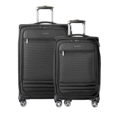 Ricardo Beverly Hills Ashbury Softside Expandable 2 Piece Set In Black