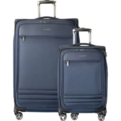 Ricardo Beverly Hills Ashbury Softside Expandable 2 Piece Set In Blue